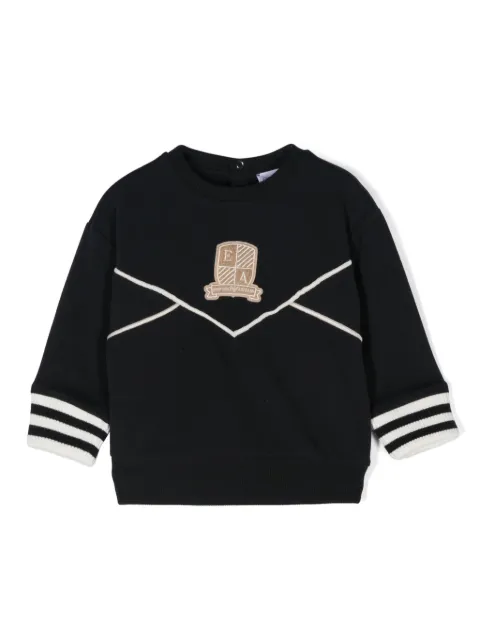 Emporio Armani Kids logo-patch sweatshirt 