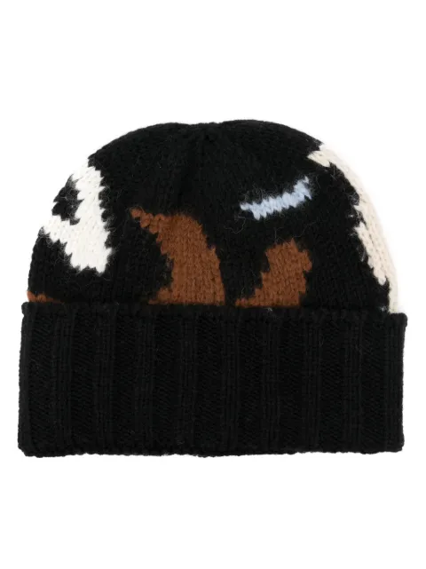 Ermanno Scervino gorro con motivo en jacquard