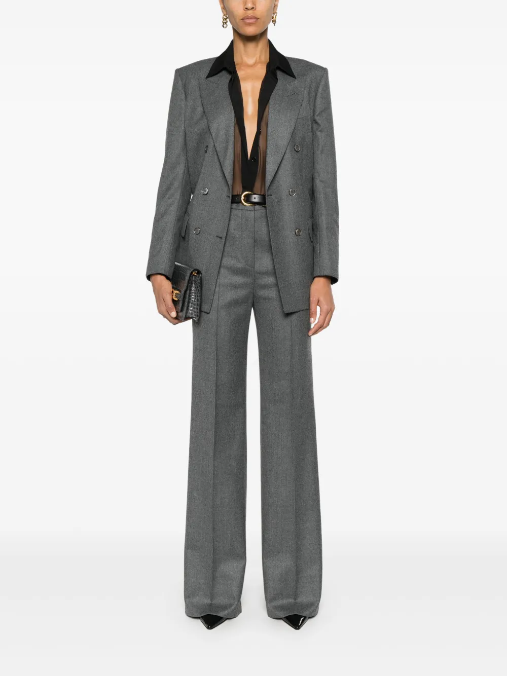 tomford TOM FORD Gemêleerde pantalon - Grijs
