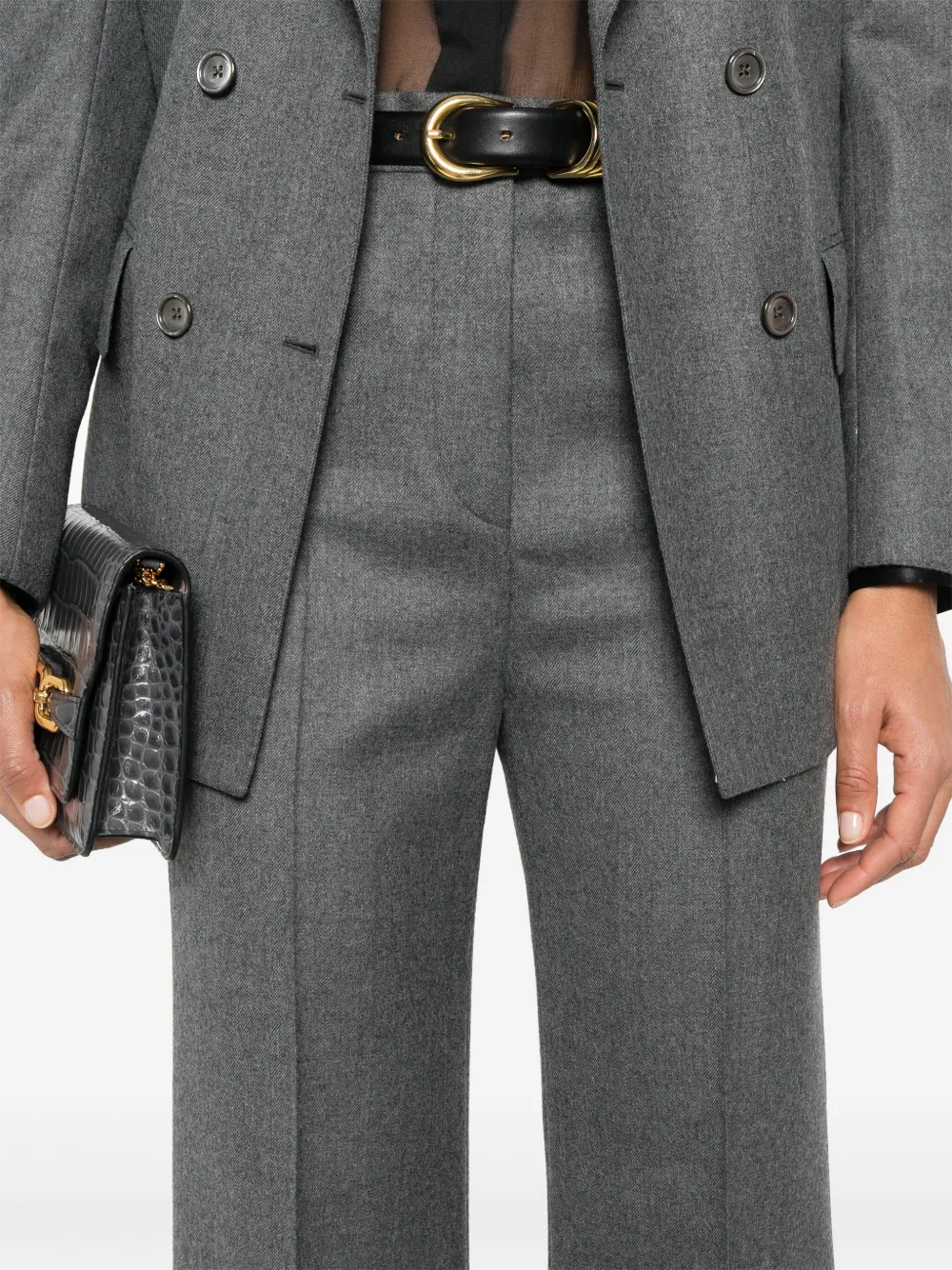 TOM FORD Gemêleerde pantalon Grijs