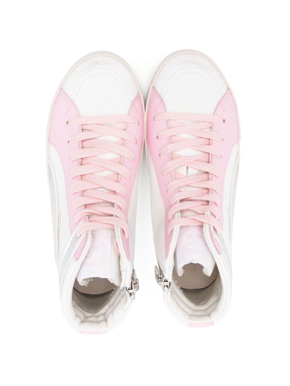 Golden Goose Kids star-patch sneakers White