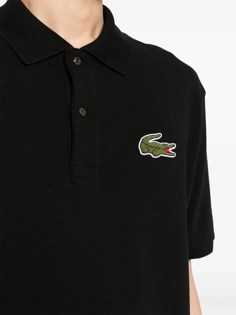 Lacoste ロゴ ポロシャツ | ブラック | FARFETCH JP