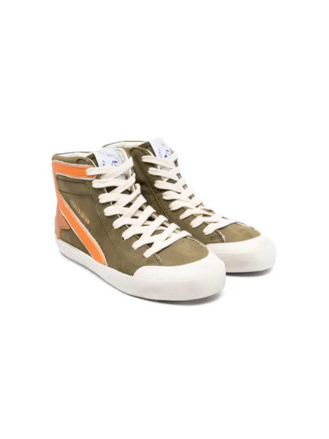 Golden Goose Kids star-patch sneakers