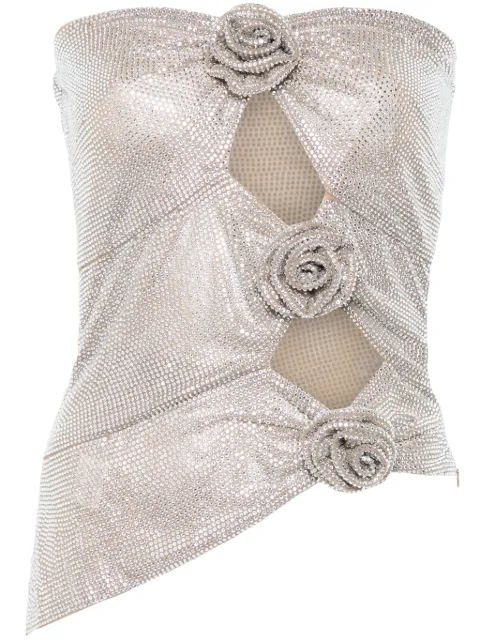 Giuseppe Di Morabito top con detalles de cristal