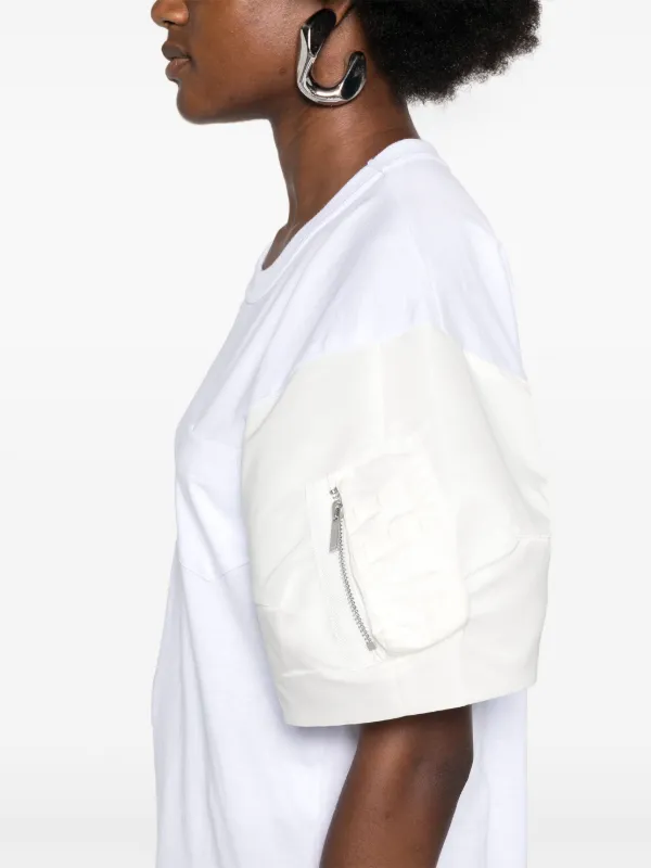 sacai s Cotton Jersey T-Shirt | REVERSIBLE
