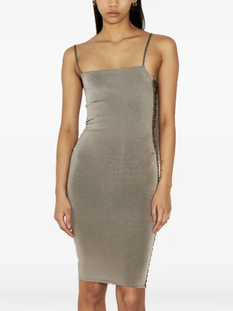 Isa Boulder square-neck slip dress