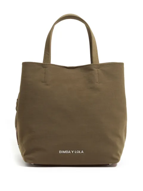 Bimba y Lola large Gabardine Chihuahua tote bag