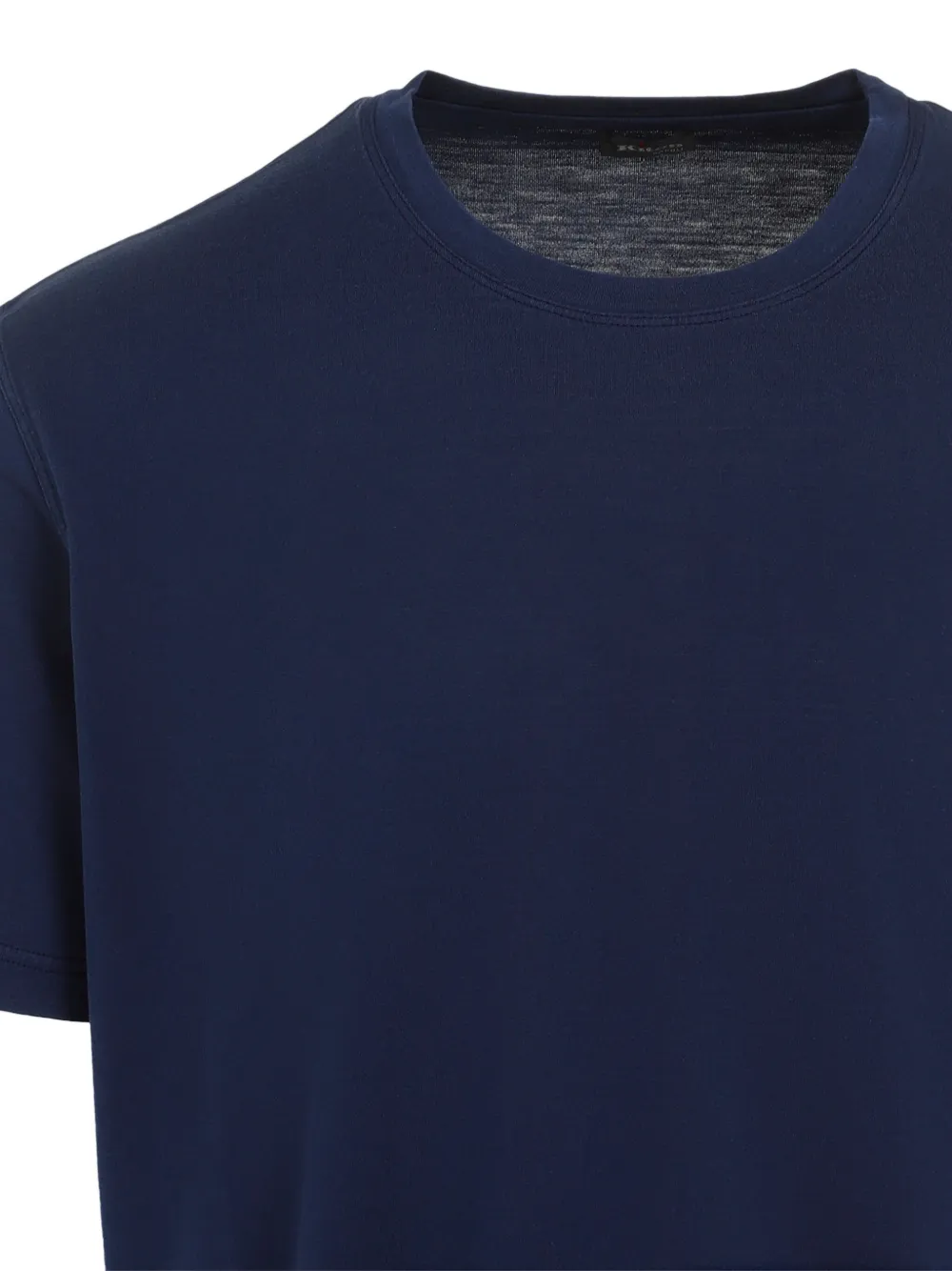 Kiton silk-cotton blend t-shirt - Blauw