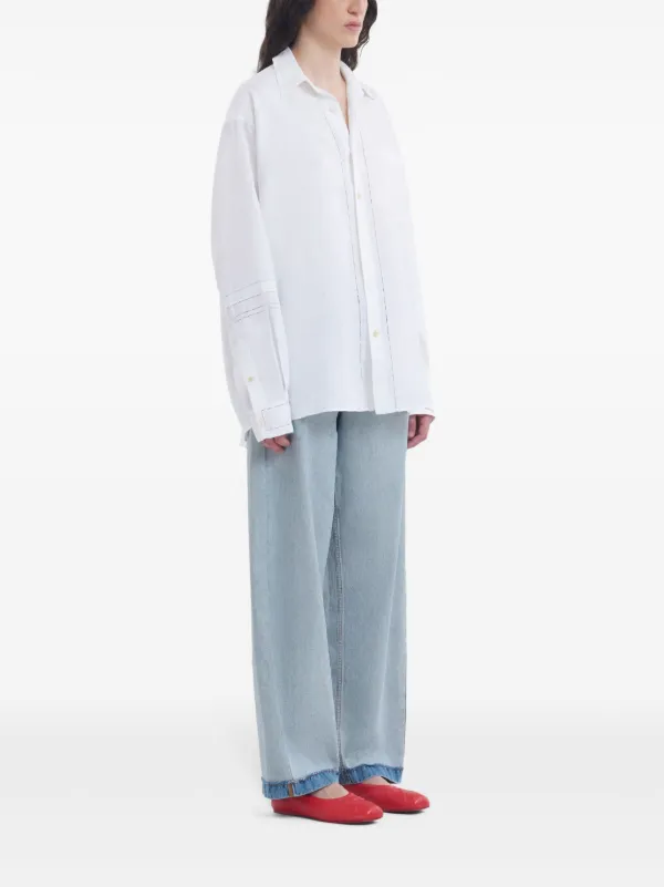 Marni lace-embroidered Shirt | White | FARFETCH