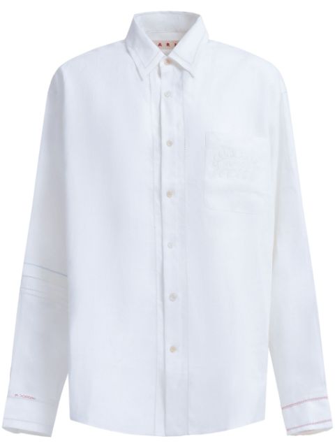 Marni lace-embroidered shirt Women