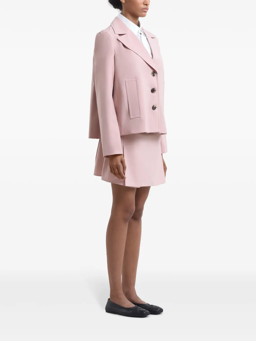 Marni A-line Jacket In Pink
