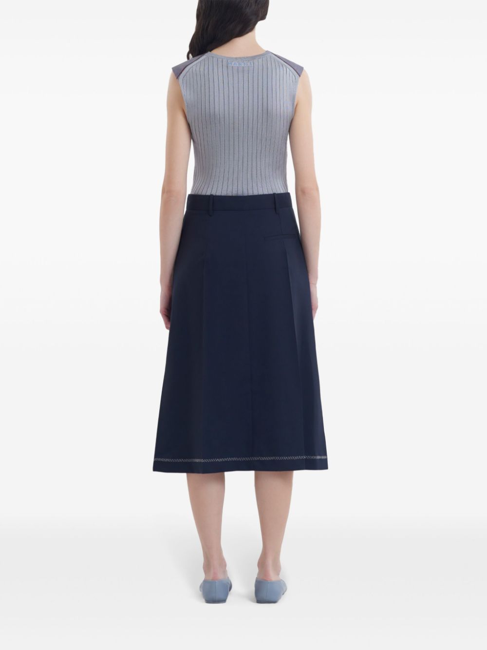 Affordable Marni decorative-stitching skirt Women