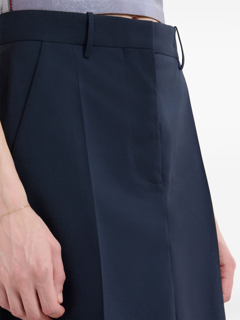 Affordable Marni decorative-stitching skirt Women