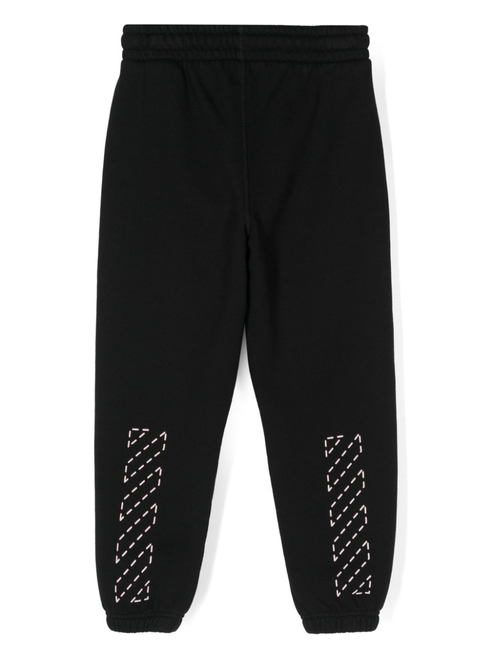 Off-White Kids logo-print track pants - Zwart