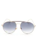 ETRO Metal Pegaso pilot-frame sunglasses - Gold