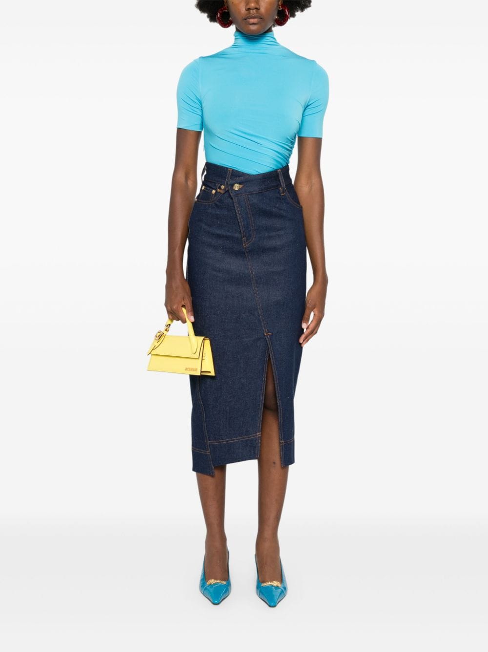 Jacquemus La Jupe de-Nîmes rok - Blauw