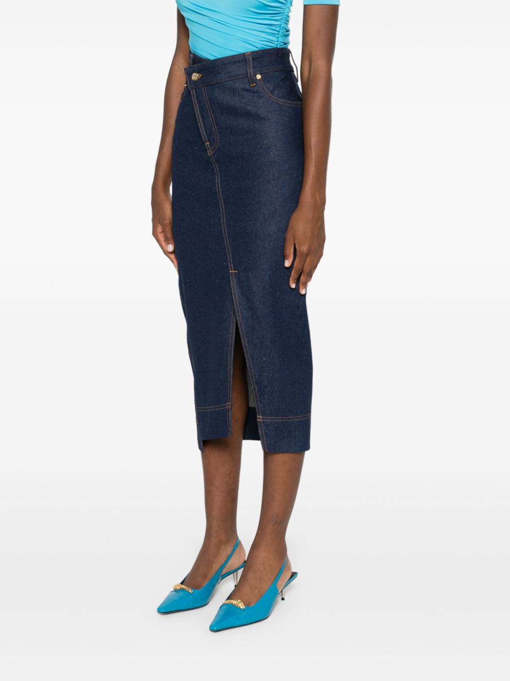 Jacquemus La Jupe de-Nîmes rok Blauw