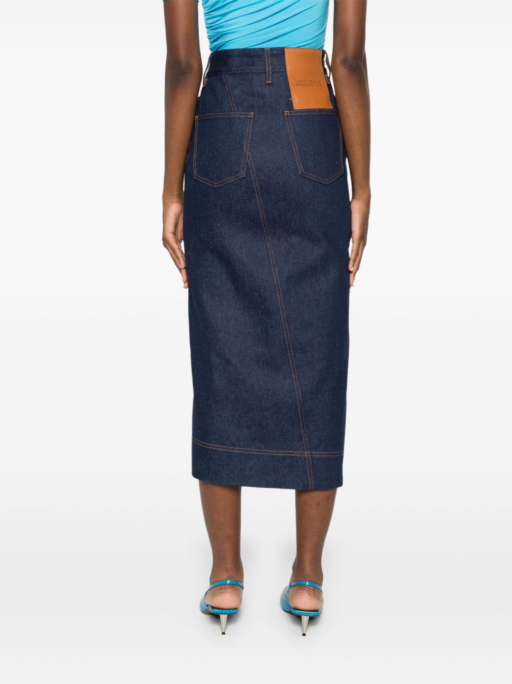 Jacquemus La Jupe de-Nîmes rok Blauw