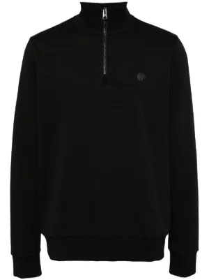 C.P. Company ハーフジップ スウェットシャツ | ブラック | FARFETCH JP