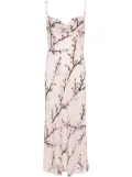 Alexander McQueen Blossom midi dress - Pink