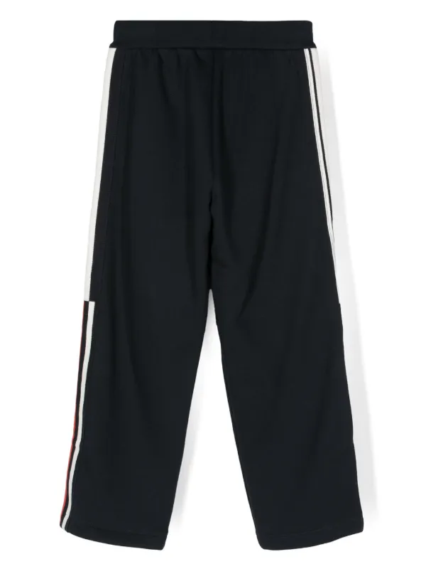 Emporio Armani Kids ロゴパッチ ニットパンツ | ブルー | FARFETCH JP