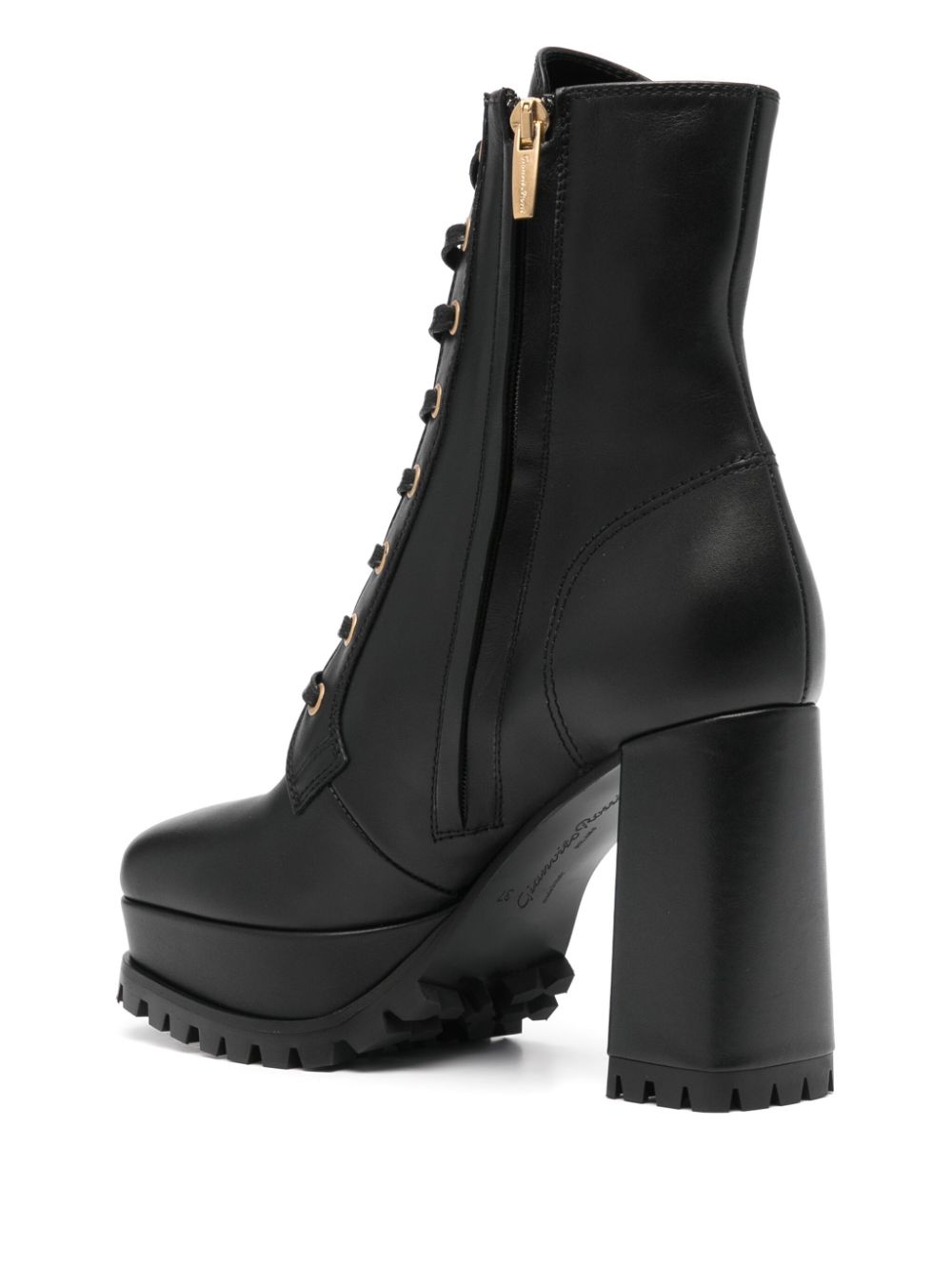 Gianvito Rossi 110mm leather boots Black