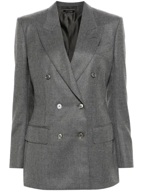 Blazer à boutonnière croisée - TOM FORD - Modalova