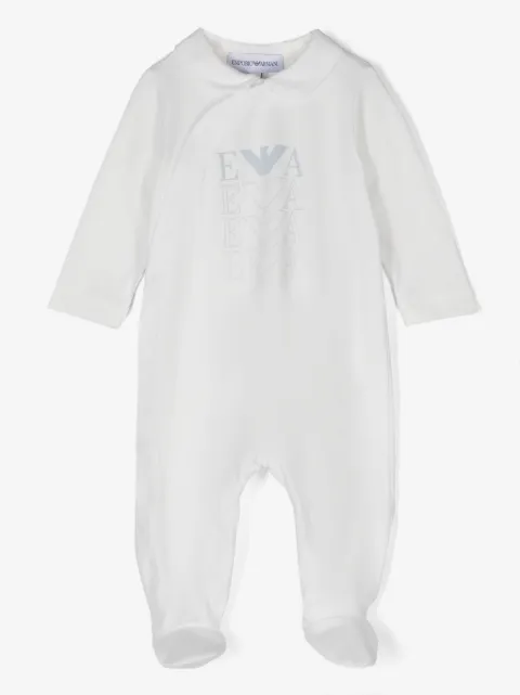 Emporio Armani Kids logo-print pajamas