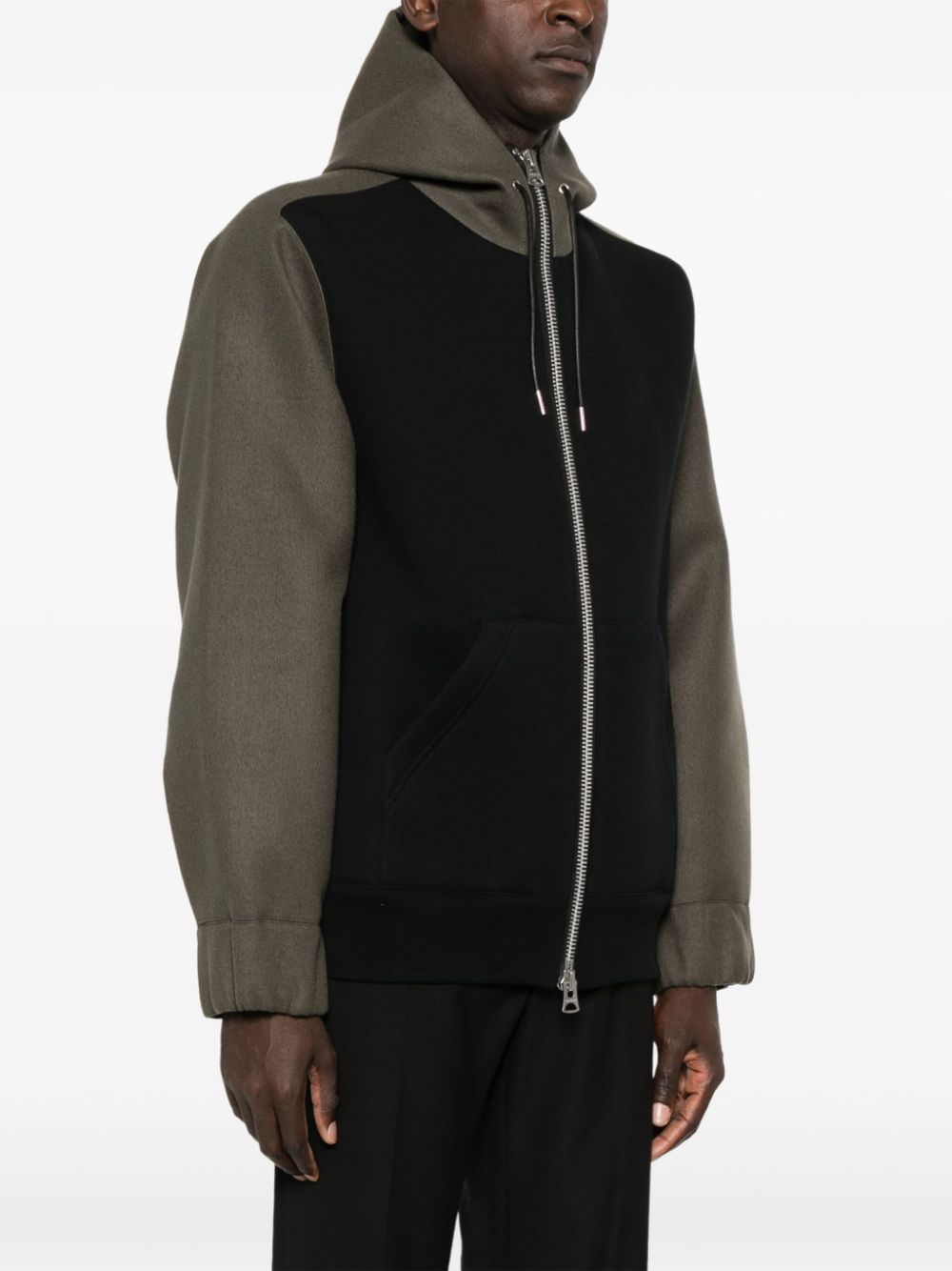 sacai Jack met capuchon Zwart