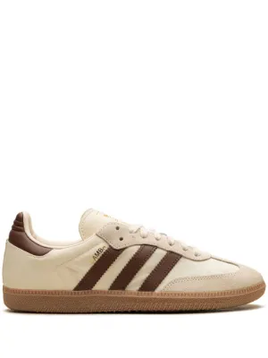 Adidas Samba OG “Wonder White/Shadow Red/Gum” スニーカー