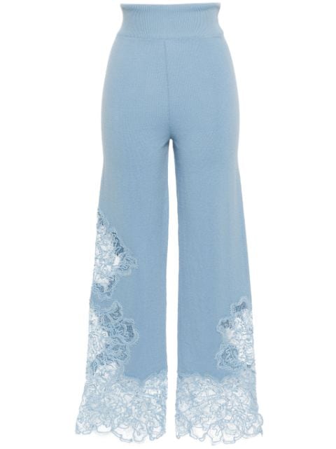 Ermanno Scervino floral-lace trousers