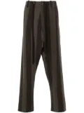 Uma Wang striped trousers - Brown