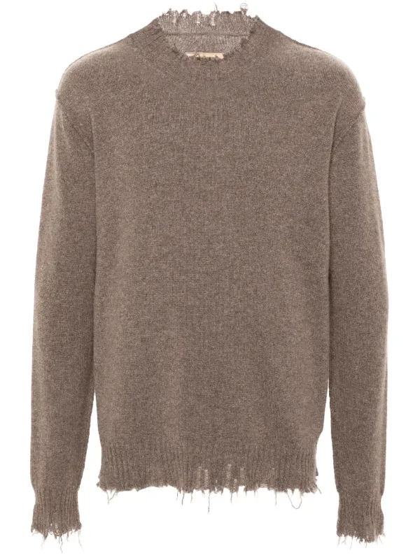 Long distressed sweater 2025
