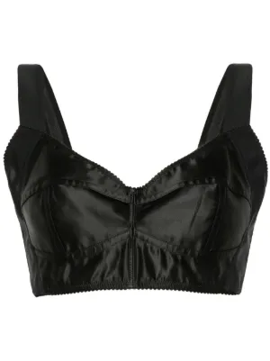 Dolce & Gabbana レースオーバーレイ ビスチェ | ブラック | FARFETCH JP