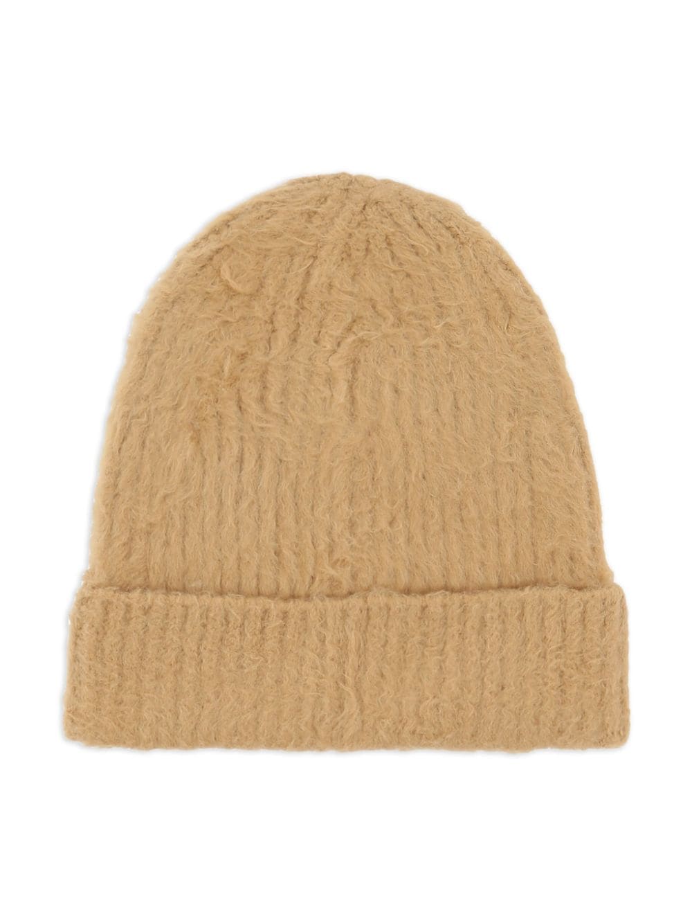 Roberto Collina brushed beanie hat - Beige