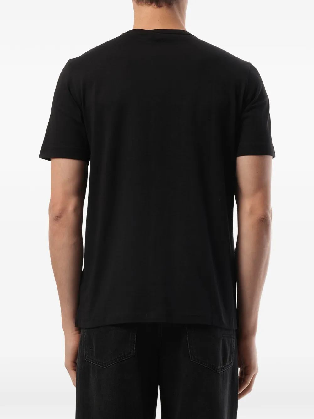 Diesel Oval D T-shirt Zwart