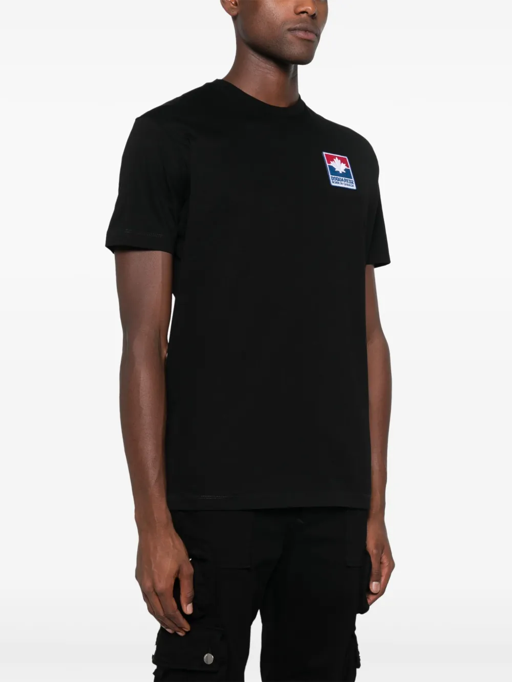 DSQUARED2 LOGO-PATCH T-SHIRT
