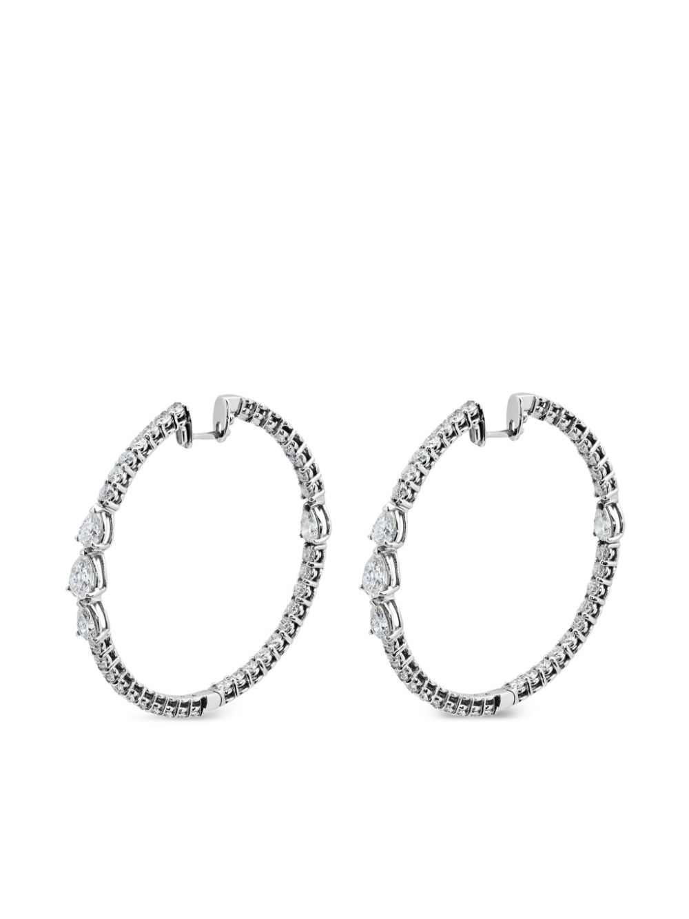 Jewels Aficionado 18kt white gold diamond earrings - Silver