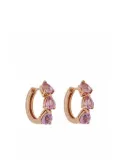 Jewels Aficionado 18kt rose gold pink sapphire earrings