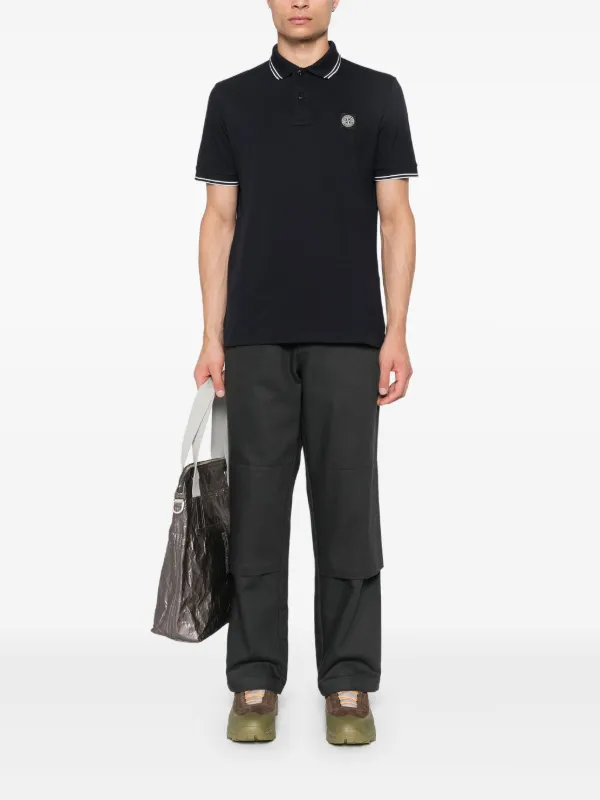 Stone Island ポロシャツ | ブルー | FARFETCH JP