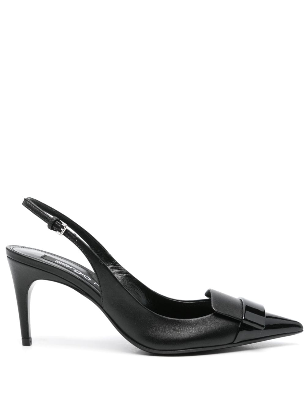 Shop Sergio Rossi 75mm Sr1 Slingback Pumps In Schwarz