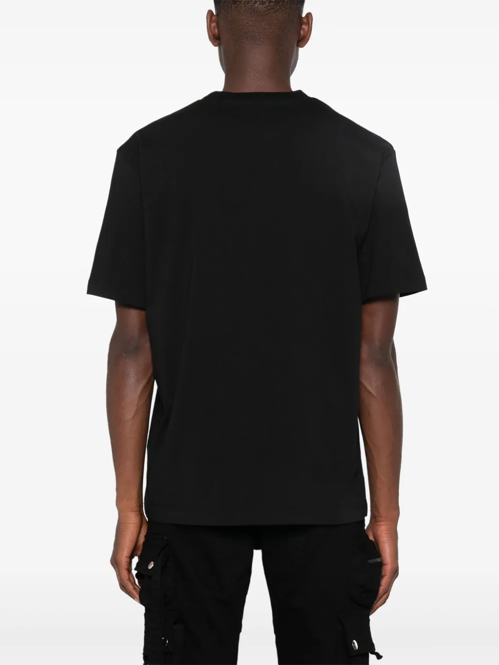 DSQUARED2 T-shirt met geborduurd logo Zwart