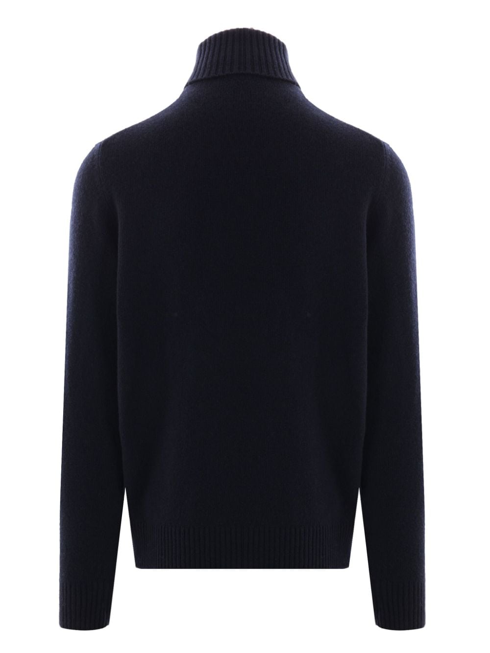 Shop Roberto Collina Roll-neck Sweater In Blau