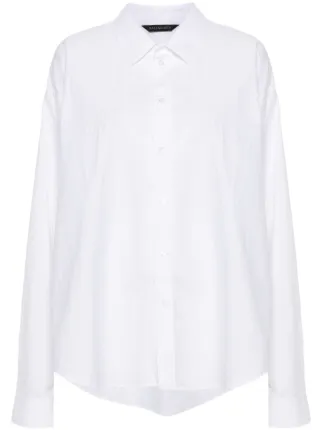 BALENCIAGAシャツ レディース Balenciaga¥175,660 Balenciaga ロゴ シャツ | ホワイト | FARFETCH JP