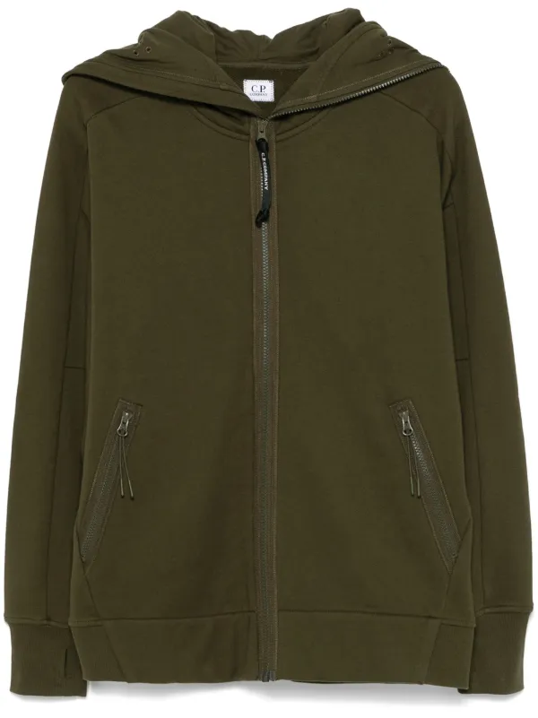 C.P. Company Explorer Hoodie Men Cotton S Green