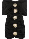 Giuseppe Di Morabito sea shell-detail mini dress - Black