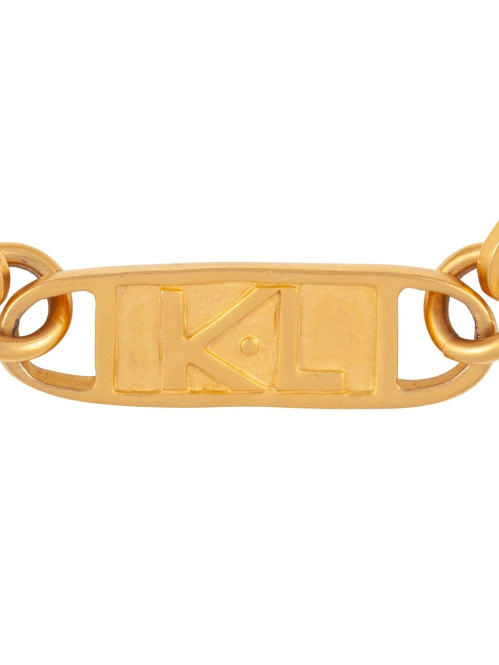 Susan Caplan Vintage 1980s Karl Lagerfeld bracelet - Goud