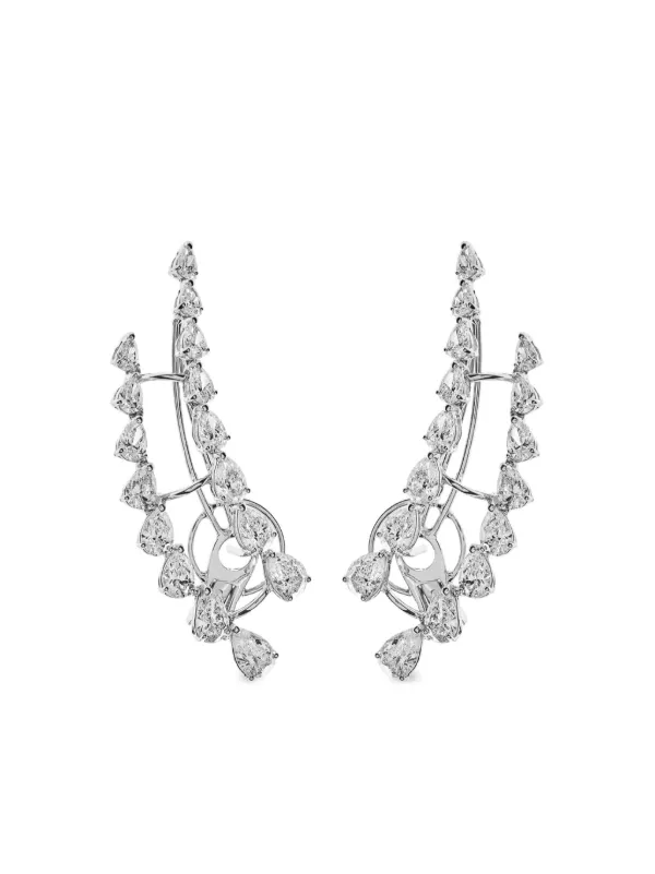 Jewels Aficionado ダイヤモンド イヤーカフ 18Kホワイトゴールド