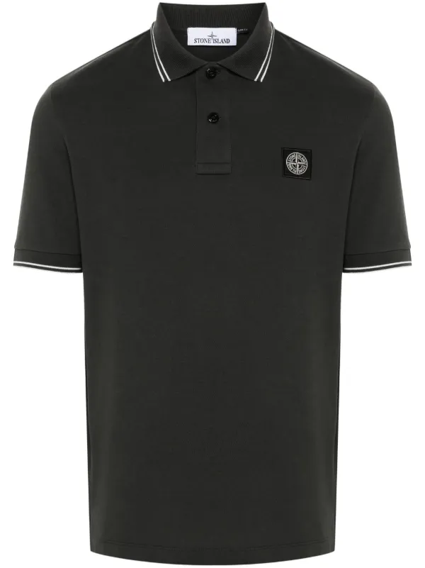 Stone Island ショートスリーブ ポロシャツ | グレー | FARFETCH JP