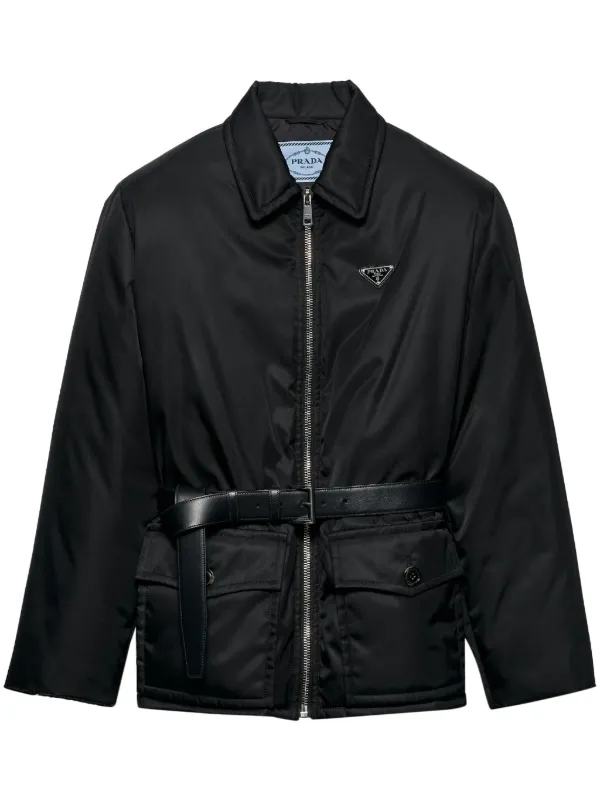Prada Herren Winterjacke Prada Damen Prada Jacke Mit Triangel-Logo